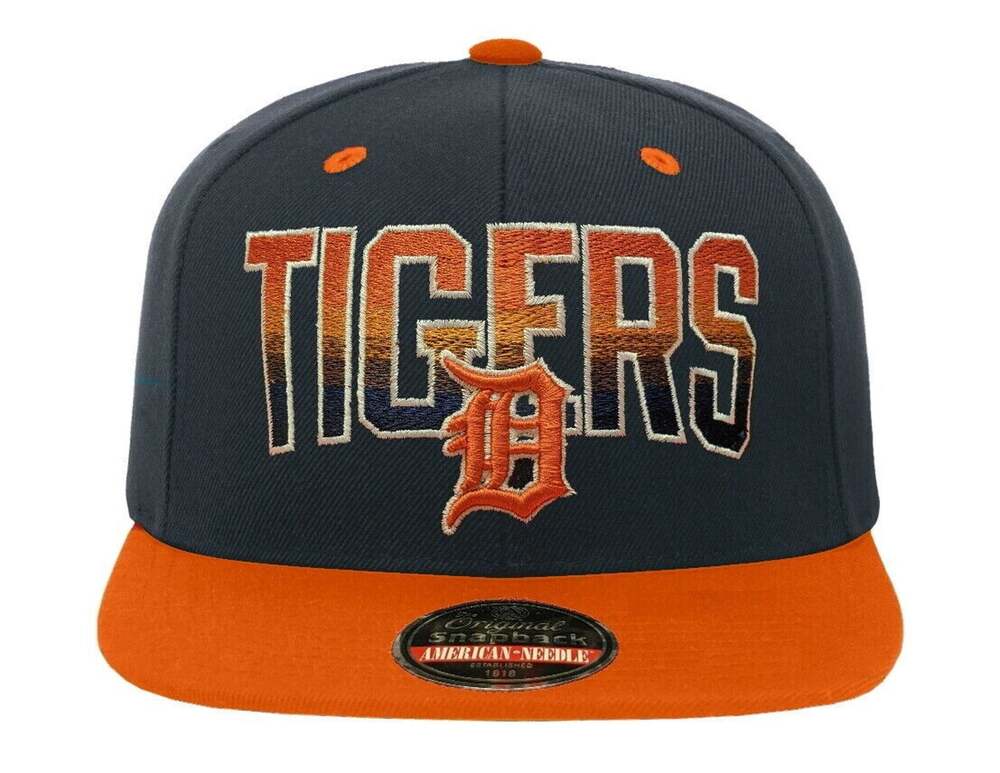 Vintage Detroit Tigers American Needle 1990s Fade Adjustable Snapback Hat - NWT